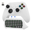 MoKo Green Backlight Keyboard for Xbox One Controller, Xbox Series X/S, Wireless Gaming Chatpad Keypad with USB Receiver&3.5mm Audio Jack, Xbox Acces