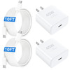 45W USB C iPhone 17 16 Pro Max Charger Block Type C iPhone 16 17 Super Fast Charger with 10 FT Long Type C Fast Charging Cable Cord for iPhone 17 Pro