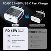 45W USB C iPhone 17 16 Pro Max Charger Block Type C iPhone 16 17 Super Fast Charger with 10 FT Long Type C Fast Charging Cable Cord for iPhone 17 Pro
