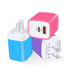 USB C Wall Charger, 2-Ports 20W USB A and USB C Charger Block [PD/QC 3.0], 3Pack USB-C Power Wall Plug Adapter Brick for iPhone 17/16/15/14/13/12/Pro