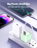 USB C Charger,THREEKEY 30W GaN Fast Wall Charger Block,PD USB-C Power Adapter Compatible with iPhone 16/15/14/13/12/11 Series,MacBook Air,Galaxy S23/