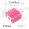 Charging Block, USB Plug, HOOTEK 4.8A 4-Muti Port USB Wall Charger Brick Charging Cube Box for iPhone 17/Air/16e/16/15/14/13 Pro Max/12/11/XS/XR/X iP