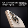 Spigen Camera Lens Screen Protector [GlasTR EZ Fit Optik Pro] Designed for iPhone 16 Pro Max/iPhone 16 Pro [Case Friendly] - Desert Titanium [2 Pack]