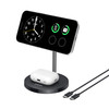 Anker MagSafe Compatible MagGo Charger Stand, iPhone 17 Wireless Charger, 2-in-1 Charging Station, Qi2 Certified 15W Fast Charging, for iPhone 17/16/