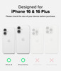Ringke Camera Glass [Multi-Layer Protection] Compatible with iPhone 16 Plus and iPhone 16 Camera Lens Protector, Tempered Glass Cover - 2 Pack