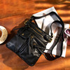 Montana West Crossbody Bag for Women Soft Leather Multi Pocket Shoulder Bags Vintage Women's Purses and Handbags Black Gift MWC-046BK