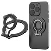 Ephoou Magnetic Phone Ring Stand for MagSafe, Adjustable Silicone Finger Grip Holder with Kickstand, Compatible with iPhone 16/15/14/13/12 Series & A