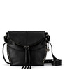 The Sak womens Leather, Silverlake Crossbody Bag in Leather Casual Purse with Adjustable Strap Zipper Pockets, Black Ii, One Size US