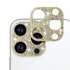 Omorro for iPhone 16 Pro Max Bling Camera Lens Cover Protector, 3D Glitter Crystal Diamond Rhinestone Anti-Scratch Shining Dots Metal Protective Deco