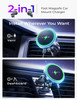 LISEN for 15W MagSafe Car Mount Charger,iPhone Magnetic Wireless Car Charger for iPhone 16 Pro Max Accessories,Car Phone Holder For iPhone 16 15 14 1