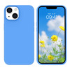 BENTOBEN iPhone 14 Plus Case, Slim Liquid Silicone Soft Rubber Anti-Scratch Shockproof Phone Cover with Microfiber Lining, Ocean Blue