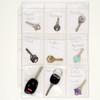 StoreSMART® Key Holder - Clear Vinyl Binder Pages - 10-Pack - Top Load with Flaps- RMSTWPF-KEY-10