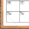 StoreSMART Peel and Stick Calendar Corners - Clear Plastic - 10 Pack - STB1336CL-10