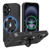 AUROX Magnetic 16 Case with Invisible Stand - Military-Grade Protection, Shockproof Slim Case for iPhone, Black