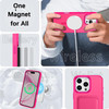 GUAGUA for iPhone 16 Pro Max Case 6.9" Compatible with MagSafe Magnetic Cases Slim Translucent Matte Shockproof Protective Anti-Scratch Phone Case fo