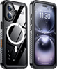 Temdan Magnetic for iPhone 16 Case Waterproof,Built-in Screen Protector[IP68 Underwater][Upgrade Military Dropproof][Compatible with MagSafe] Full Bo