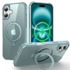 CHAOFEnG Magnetic Compatible with iPhone 16 Plus Case with Stand [Military Grade Drop Tested][Compatible with Magnet] Ring Translucent Slim Hard Back