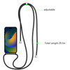 ZTOFERA for iPhone 16 Pro Case with Strap,Crossbody Phone Case with Adjustable Neck Shoulder Lanyard,Soft Silicone Shockproof Protective Phone Cover