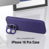 Nillkin for iPhone 16 Pro Case with Camera Protection & Stand, Compatible with MagSafe, Shockproof Silicone Slim Phone Case iPhone 16 Pro, Soft Anti-