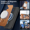 Dinglijia Slim Leather Case Compatible with MagSafe Strong Magnetic Case for iPhone 16 Plus,Camera and Screen Protection Cover for iPhone 16 Plus,FG