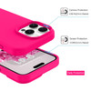 DOMAVER Case for iPhone 16 Pro 6.3'' Case Smooth Liquid Silicone Soft Gel Rubber Microfiber Lining Cushion Cover Shockproof Protective Phone Cases Co