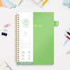 ALLTREE To Do List Notepad Spiral Planner, Daily Task Tracker with Wide Lined Notebooks, Work Planner with Pocket, Pen Loop, 160 Pages, Orange (7"x10