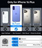 Case for iPhone 16 Plus with Sensitive Camera Control Capture Button, [Military-Grade Protection][Compatible with MagSafe], Magnetic Shockproof Case