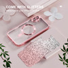 Misea Magnetic for iPhone 16 Plus Case Compatible with MagSafe [Military Grade Drop Protection] Full Camera Lens Protector Luxury Gradual Glitter Pla