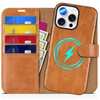 TUCCH Wallet Case for iPhone 16 Pro Max, [Removable] 2 in 1 [Wireless Charging] RFID Blocking [4 Card Slots] PU Leather Cover, Magnetic Detachable St