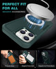 Jelanry for iPhone 16 Pro Max Case, Compatible with MagSafe & Rugged Shockproof Drop Protection, Anti Scratch/Fingerprint Matte Back Cover Bumper Pho