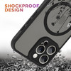 OOK Magnetic Case for iPhone 16 Pro Max (6.9") with Screen Protector, Cute Floral Design for Women & Girls, [MagSafe Compatible] Slim Translucent Mat
