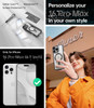 Meifigno Designed for iPhone 16 Pro Max Case 6.9", [Glitter Card & Wrist Strap] [Compatible with MagSafe] [2X Screen Protectors] Surround Lens Protec