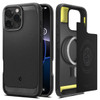 Spigen Rugged Armor MagFit Designed for iPhone 16 Pro Case [Military-Grade Protection] Compatible with MagSafe - Matte Black