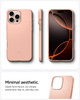 Spigen Thin Fit MagFit Designed for iPhone 16 Pro Max Case [Hard Shell] [Military-Grade Protection] Compatible with MagSafe - Rose Titanium