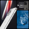 Spigen Liquid Crystal Designed for iPhone 16 Pro Max Case [Military-Grade Protection] - Crystal Clear