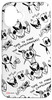 Marvel Studios Deadpool & Wolverine Toony Doodles Pattern Case for iPhone 16 Plus
