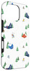 Disney Mickey & Pals Christmas Holiday Winter Ski Houses Case for iPhone 16 Pro