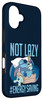 Disney Lilo & Stitch Not Lazy Energy Saving Case for iPhone 16