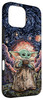 Star Wars: The Mandalorian The Child Starry Night Style Case for iPhone 16 Pro Max