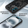 OOK Case for iPhone 16 (Compatible with MagSafe) Floral Flowers Design Translucent Phone Cover Soft TPU + Hard PC Anti-Scratch Shockproof Magnetic Cu
