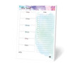 To do list, Weekly Planner Note Pad, Planning System Notepad Organizer, Goal Tracker Easy Page Tear off 50 sheets (This Week, 8.5 x 5.5)