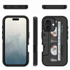 FQTBCEARI Designed for iPhone 16 Plus Case, Military Grade Heavy Duty 3-Layer Shockproof Drop Full-Body Protective Phone Cover for iPhone 16 Plus (6.