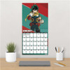 My Hero Academia Calendar 2026 - Deluxe 2026 Deku Izuku Midoriya and Katsuki Bakugo Wall Calendar Bundle with Over 100 Reminder Stickers (Anime Gifts