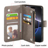 Asuwish Compatible with iPhone 16 Pro Max 6.9 inch Wallet Case and Tempered Glass Screen Protector Flower Flip Card Holder Stand Cell Phone Cover for