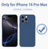 Puxssul for iPhone 16 Pro Max Case Ultra Slim, Lightweight Skin-Friendly, Thin Slim Fit Phone Case, Hard PC Protective Cover for iPhone 16 Pro Max 6.