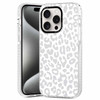 RUMDEY 2 Pack Cute Clear Cheetah Leopard Phone Case for iPhone 16 Pro 6.3 inch, Aesthetic Trendy Soft Slim Fashion Protective Shockproof TPU Bumper C