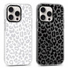 RUMDEY 2 Pack Cute Clear Cheetah Leopard Phone Case for iPhone 16 Pro Max 6.9 inch, Aesthetic Trendy Soft Slim Fashion Protective Shockproof TPU Bump