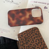 Reezaddin Glitter Vintage Amber Pattern Phone Case for iPhone 16 Pro Max 6.9in,Retro Cheetah Leopard Print Brown Bling Tortoise Shell Brown Protectiv