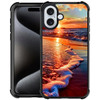 ZHEGAILIAN Compatible with iPhone 16 Case,Amazing Sunset New 16 Women Girls Case,Shockproof Anti-Slip Drop Protection with Soft TPU Bumper