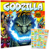 Godzilla Calendar 2026 - Deluxe 2026 Japanese Classic Godzilla Wall Calendar Bundle with Over 100 Reminder Stickers (Japan Gifts, Office Supplies)